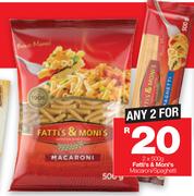 Fatti's & Moni's Macaroni/Spaghetti-2x500g