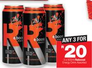 Reboost Energy Drink Assorted-3x500ml