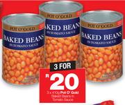 Pot O' Gold Baked Beans In Tomato Sauce-3x410g