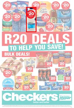 Checkers KwaZulu Natal : R20 Deals (2 Jan - 14 Jan 2018), page 1