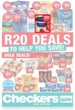 Checkers KwaZulu Natal : R20 Deals (2 Jan - 14 Jan 2018), page 1