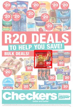 Checkers KwaZulu Natal : R20 Deals (2 Jan - 14 Jan 2018), page 1