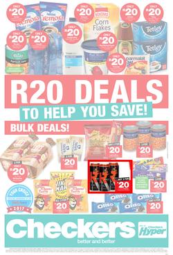 Checkers KwaZulu Natal : R20 Deals (2 Jan - 14 Jan 2018), page 1