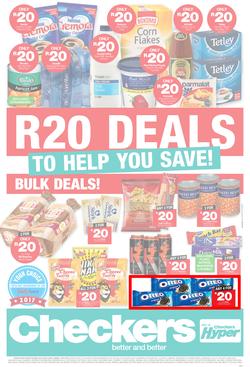 Checkers KwaZulu Natal : R20 Deals (2 Jan - 14 Jan 2018), page 1