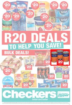 Checkers KwaZulu Natal : R20 Deals (2 Jan - 14 Jan 2018), page 1