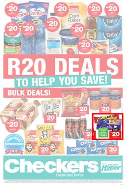 Checkers KwaZulu Natal : R20 Deals (2 Jan - 14 Jan 2018), page 1