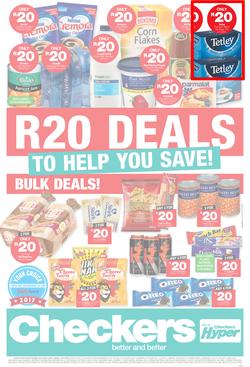 Checkers KwaZulu Natal : R20 Deals (2 Jan - 14 Jan 2018), page 1