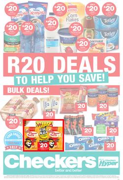 Checkers KwaZulu Natal : R20 Deals (2 Jan - 14 Jan 2018), page 1