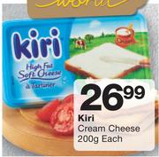 Kiri Cream Cheese-200g Each