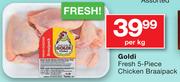 Goldi Fresh 5 Piece Chicken Braaipack-Per Kg