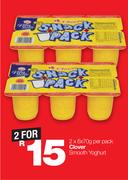 Clover Smooth Yoghurt 6x70g Pack-For 2 Packs