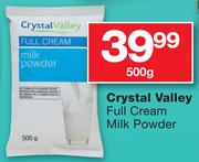 Crystal Valley Full Cream Milk Powder-500g