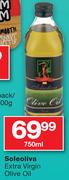 Soleoliva Extra Virgin Olive Oil-750ml