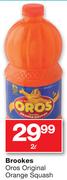 Brookes Oros Original Orange Squash-2Ltr