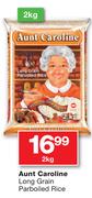 Aunt Caroline Long Grain Parboiled Rice-2Kg