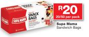 Supa Mama Sandwich Bags-20/50 Per Pack