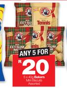 Bakers Mini Biscuits Assorted-5 x 40g