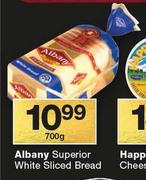 Albany Superior White Sliced Bread-700g