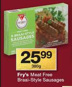 Fry's Meat  Free Braai-Style Sausages-380g