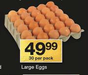 Large Eggs-30 Per Pack