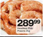 Headless Pink Prawns-2kg