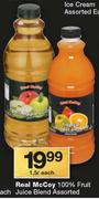 Real McCoy 100% Fruit Juice Blend-1.5Ltr Each
