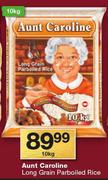 Aunt Caroline Long Grain Parboiled Rice-10kg