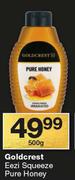 Goldcrest Eezi Squeeze Pure Honey-500g