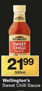 Wellington's Sweet Chilli Sauce-500ml