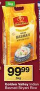 Golden Valley Indian Basmati Biryani Rice-5kg