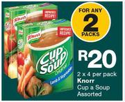 Knorr Cup A Soup Assorted-2x4 Per Pack