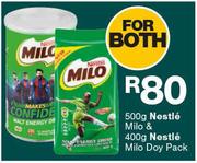 Nestle Milo 500g & Nestle Milo Doy Pack 400g-For Both