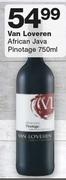 Van Loveren Africa Java Pinotage-750ml
