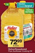 Helios/Housebrand Pure Sunflower Cooking Oil-5ltr Each