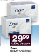 Dove Beauty Cream Bar-4x100g Per Pack