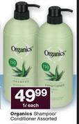 Organics Shampoo/ Conditioner-1Ltr Each