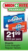 Disprin Extra Strength/ Regular Tablets-16/ 24 Per Pack