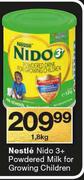 Nestle Nido 3+ Powdered Milk For Growing Children-1.8kg
