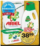 Ariel Auto Washing Powder 2kg/ Liquid Detergent 1.5Ltr/ Capsules 15 Per Pack-Each