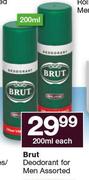 Brut Deodorant For Men-200ml Each