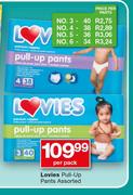 Lovies Pull Up Pants-Per Pack