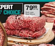 Bulk Lean Beef Mince -Per kg