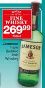 Jameson Triple Distilled Irish Whiskey-750ml
