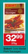 Eskort Gold Medal Pork Sausages-375g