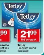 Tetley Premium Blend Tea Bags-102 Per Pack