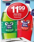 Sparletta Cold Drink-2Ltr Each