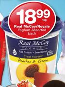 Real McCoy/Royale Yoghurt-1kg Each