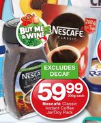 Nescafe Classic Instant Coffee Jar/Doy Pack-200g Each