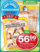 Goldi/Bonny Bird Frozen Mixed Chicken Portions With 15% Brine-2kg Each