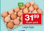 Large Eggs 18-Per Pack